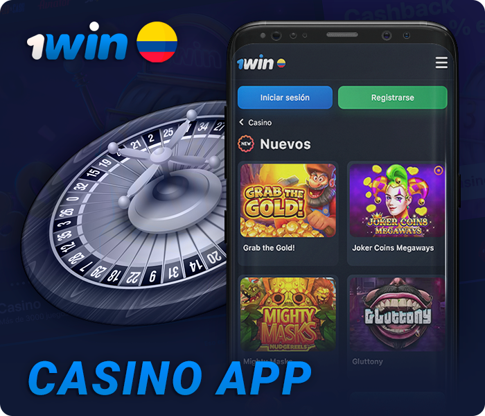 Juegue a casinos en línea en la app 1win