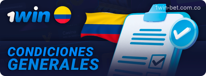 Condiciones generales de uso de 1Win