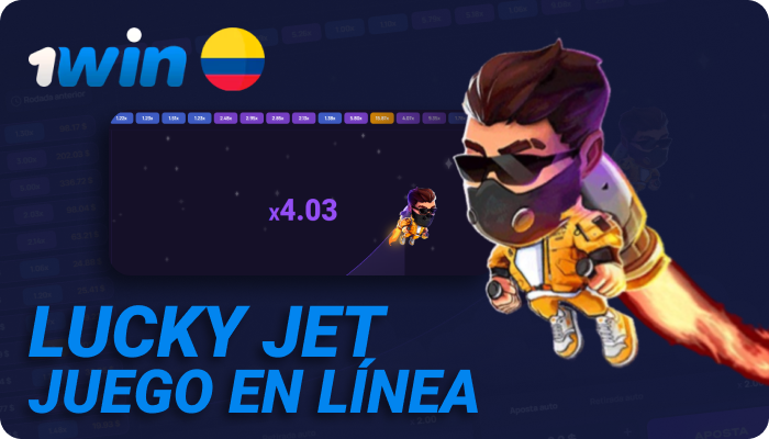 Lucky Jet juego en 1win Colombia