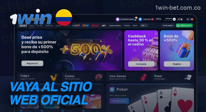 Ir a la página oficial de 1Win Colombia