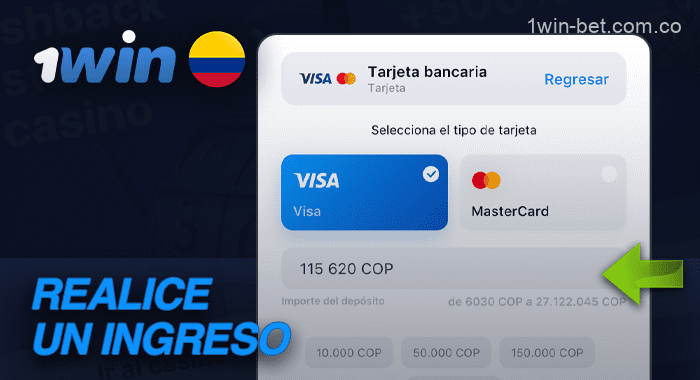 Haga un depósito en su cuenta 1win