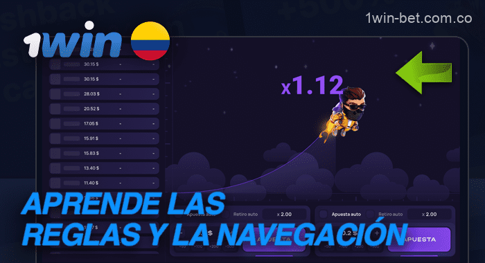 Explora las reglas, la navegación y los ajustes de Lucky Jet en 1win