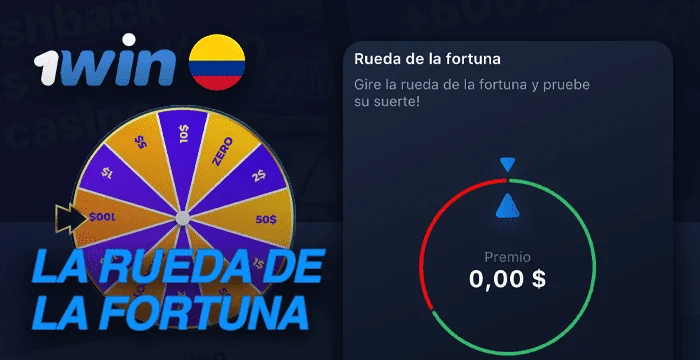 La Rueda de la Fortuna en el sitio de apuestas 1win