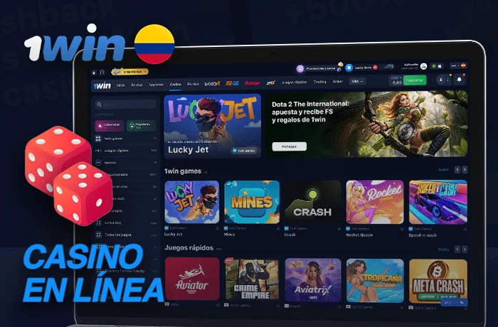 La sección de juegos del casino en línea 1win de Colombia