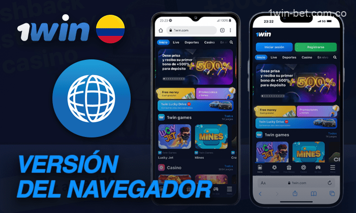 Versión navegador de 1win para dispositivos móviles