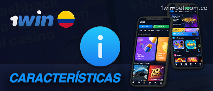 Características de la aplicación móvil 1win para apuestas deportivas en Colombia