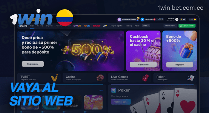 Ir a la página oficial de 1Win Colombia